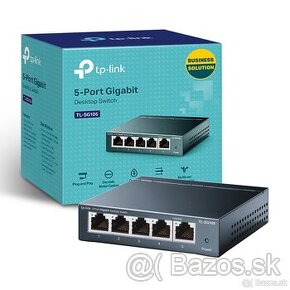 Predám 5-portový 10/100/1000 Mbit/s switch TP-Link TL-SG105