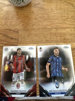 TOPPS CHROME FUTBALOVÉ KARTIČKY