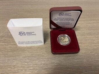 2 Euro PROOF - 100. výročie ME v ľadovom hokeji na Slovensku