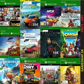 XBOX ONE HRY / XBOX SERIES S/X HRY