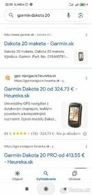 Turistická GPS Garmin Dakota 20