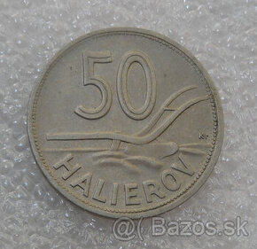 Mince 50 Halierov 1941 krásny stav  Slovenský štát 1939 1945