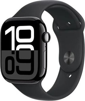 Apple Watch Series 10 46 mm s čiernym remienkom