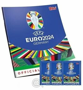 samolepky nalepky TOPPS UEFA EURO 2024
