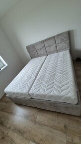Skoro nová manželská posteľ na predaj 180x200 - 1