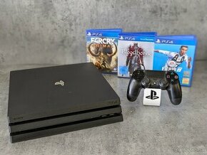 Playstation 4 Pro 1TB, 1 ovládač, Bloodborne, Far Cry a Fifa - 1