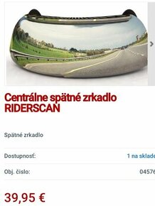 Centrálne spätné zrkadlo