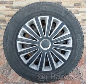 Plechove disky 5x112 r15 + zimne pneu