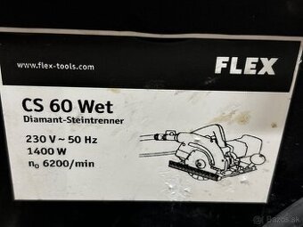 Flex CS 60 wet - pila na kamen, dlazbu