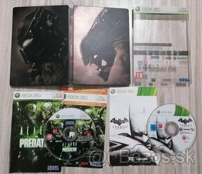 XBox 360 Aliens vs Predátor Steelbook + Batman Arkham City