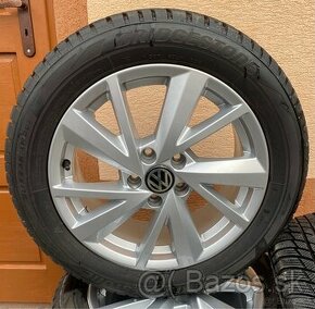 5x112 R17 VW + 215/55 r17 VW  Bridgestone zimné (2023)