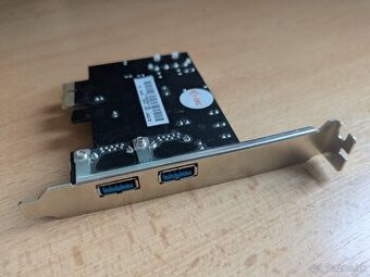 2portová karta rozhrania USB 3.0 PCI Express s podporou UASP