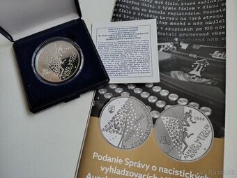 10 eur-Podanie správy o Auschwitz a Birkenau-Wetzler-Vrba