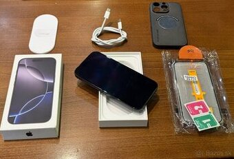 Predám Apple IPhone 16 PRO 128GB Black Titan Stav nového