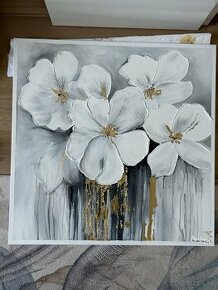 Abstraktný obraz - kvety