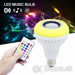 (IHNEĎ) Bluetooth LED žiarovka s reproduktorom - 1