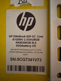 HP EliteBook 820 G3