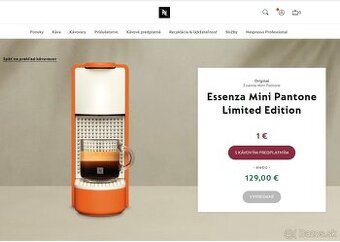 Kavovar Essenza Mini Pantone Limited Edition