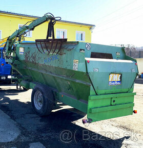 FARESIN Biostar 1050 agro 10.5m3 drtič BIO míchač přívěs+HR - 1