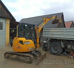 JCB 8025,bager, výkopové práce,minibager UNC