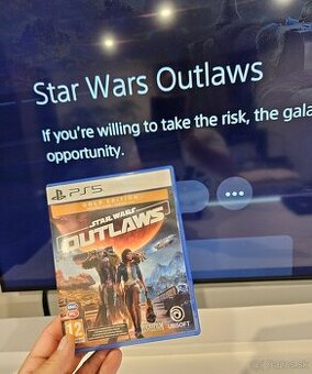 Star Wars - Outlaws Gold +steelbook PS5 zlava na 70e