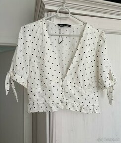 Krasny romanticky top Zara velkost M