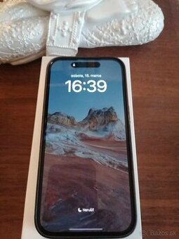 iPhone 15PRO BLACK 128GB V ZÁRUKE EŠTE 1 rok - 1