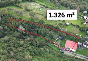 Čičava – 1.326 m2 POZEMOK NA RODINNÝ DOM – Na predaj - 1