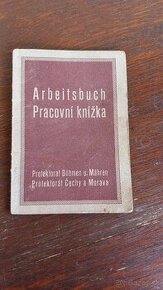 Pracovný preukaz Arbeitsbuch