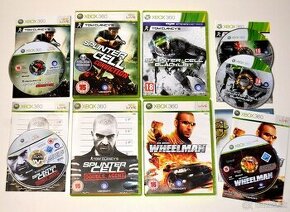 Hry pre Xbox 360 FIFA, Splinter Cell...