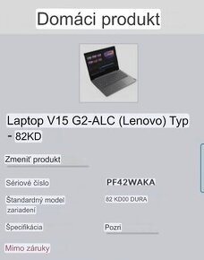 Notebook Lenovo - 1