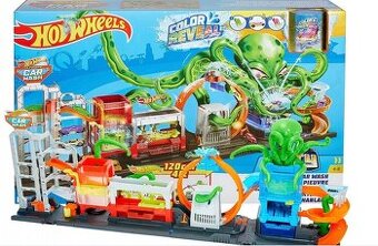 Hot wheels sada meniace sa autá chobotnica