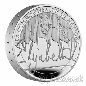 investičné strieborne mince - Elizabeth II - minca piedfort - 1