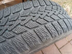 4 x Dunlop Winter response 195/65R15 na plechových diskoch - 1