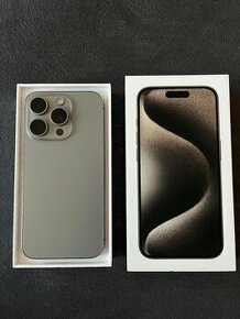 iPhone 15 pro Natural Titanium 512 GB