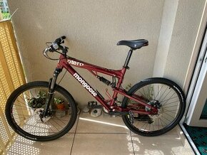 Mongoose Otero Comp 26" - celoodpružený horský bicykel - 1
