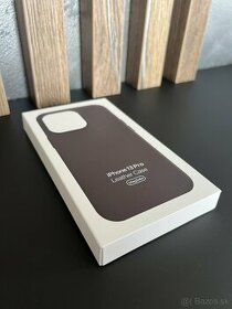 Kozeny kryt iPhone 13 Pro Letaher Case Midnight - 1