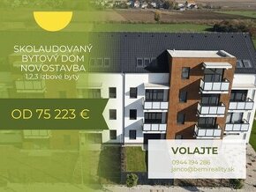 PREDAJ - NOVOSTAVBA- 1,2,3 izbové byty Dvorníky ID 017-111-F