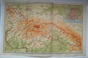 Mapa 1930 rok Slovenska Republika a Podkarpatska Rus - 1