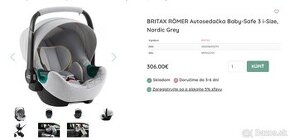 Britax-Romer zakladna+vajicko Baby-Safe 3 i-Size Nordic Grey