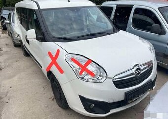 OPEL COMBO 1.6 CDTI 2016 Predám KAPOTA, NÁRAZNÍK, DVERE