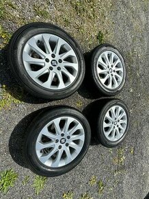 SEAT Leon disky 5x112 s pneu 205/55 R16 - 1