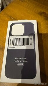 iPhone 15 Pro Kryt  FineWoven s MagSafe čierny