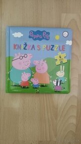 Knizka Peppa pig s puzzle