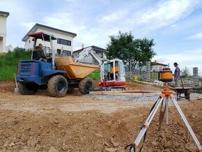 Výkopové a zemné práce - minibager, traktobager, dumper 4x4