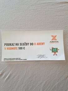 Poukážka do X-Areny (100€)