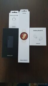 Samsung Galaxy S24 + Watch 7 Beige LTE + Buds FE + SmartTag2