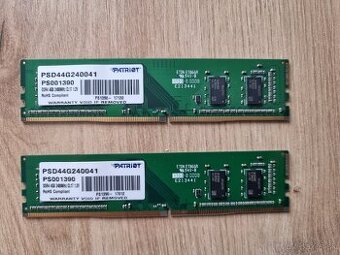 DDR4 2x4GB (8GB set), cena za set (nepredávam po kuse).