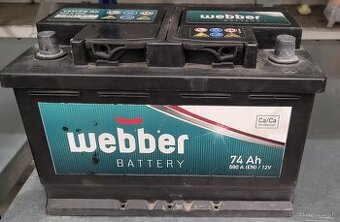 Autobateria Webber 74Ah 680A