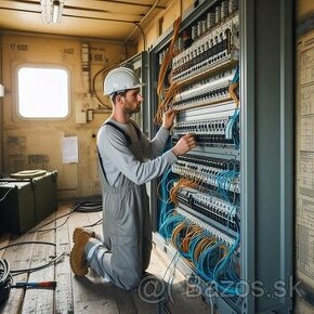 PONUKA PRÁCE  ZAPÁJANIE KONTAJNEROV  ELEKTRIKÁR